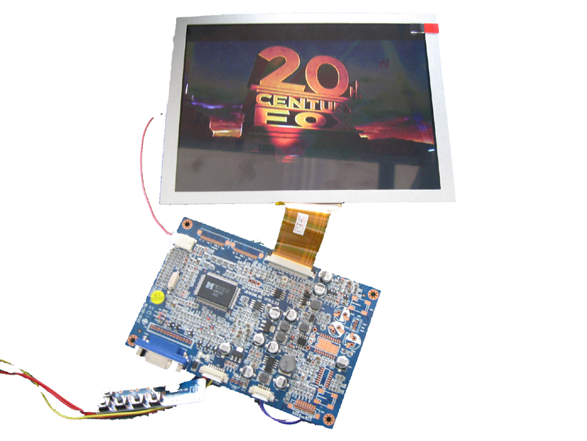 AT080TN52V.1 群创8寸数字液晶屏（LED)-ADV驱动板-单片机
